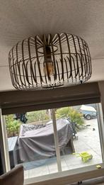 Te koop plafondlamp messing kleurig incl lamp (kwantum), Ophalen of Verzenden, Gebruikt, Metaal, Modern