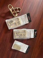 Gordijnaccessoires Kwantum Messing Goud & Walnoothout, Ophalen of Verzenden, Nieuw, Overige kleuren, 200 cm of meer