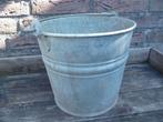 IJzeren, vintage emmer met hengsel., Ophalen of Verzenden