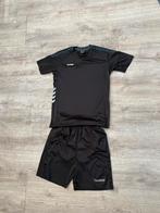 Zwart Hummel voetbalsetje maat 152-164, Ophalen of Verzenden, Zo goed als nieuw, Overige maten