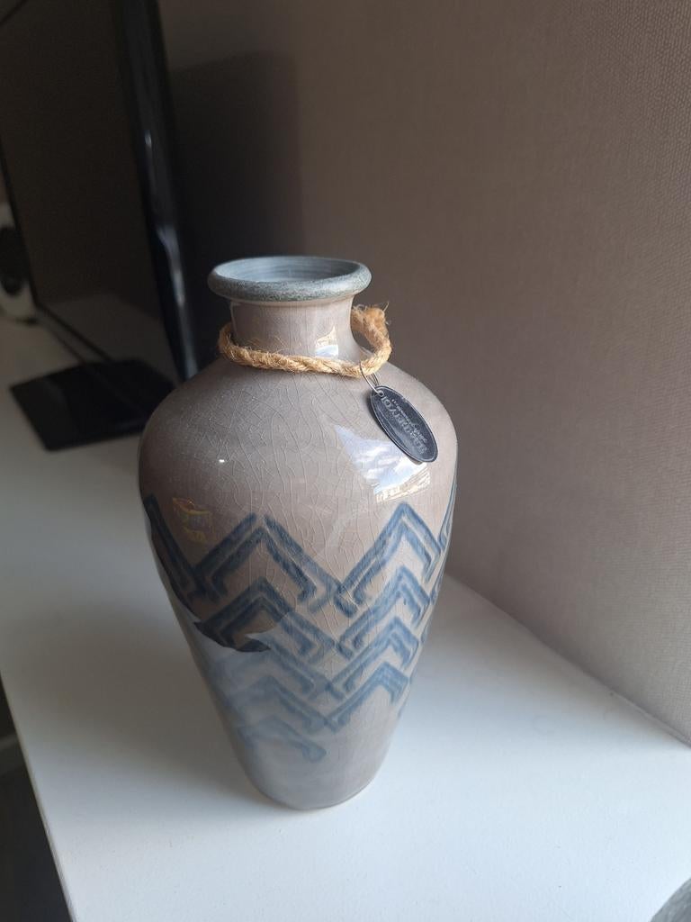 Bruine vaas Riverdale, Huis en Inrichting, Ophalen of Verzenden