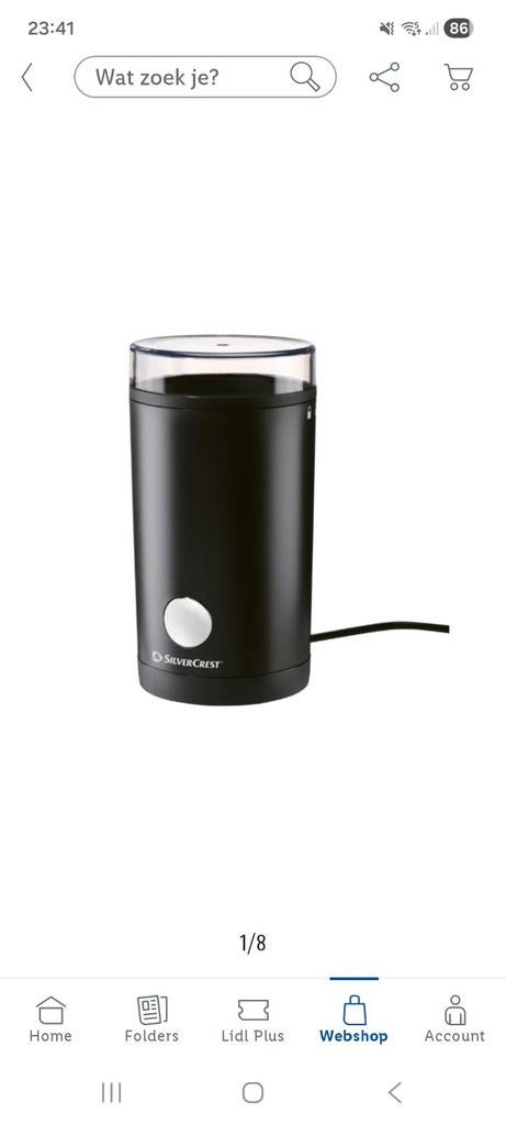 Elektrische Koffiemolen GEVRAAGD bij Heerlen Prijs in overle, Ophalen of Verzenden, Gebruikt, Overige modellen, Koffiebonen