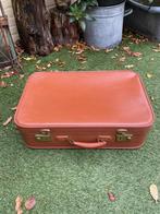 Brocante bruin koffertje jaren 50/60, Ophalen of Verzenden