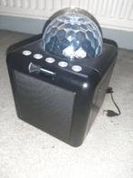 Speaker  KARAOKE DISCO cube   overal lekker gezellig ZINGEN, Ophalen of Verzenden, Zo goed als nieuw, Complete set