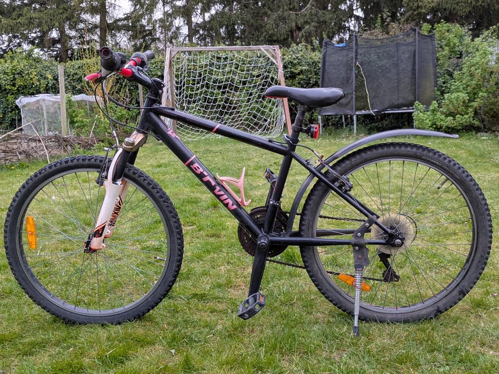 Btwin mountain bike, Fietsen en Brommers, Fietsen | Mountainbikes en ATB, Minder dan 45 cm, Ophalen of Verzenden, Gebruikt, Overige merken