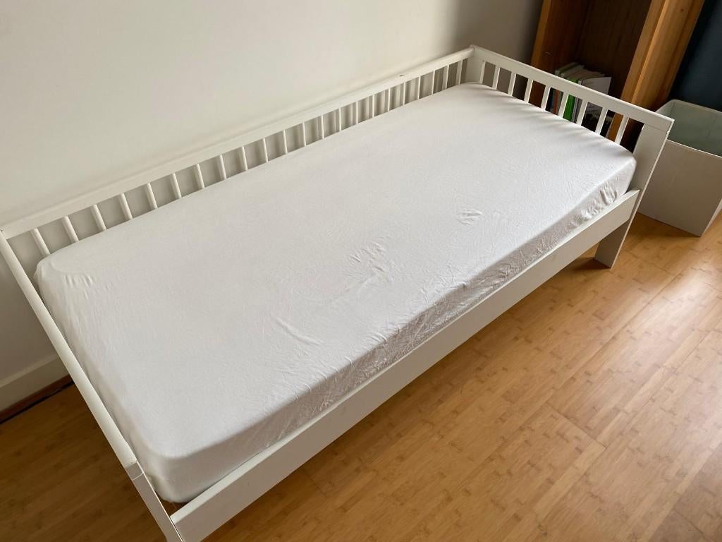 Kinderbed 160x70 inlusief matras, Ophalen, 70 tot 85 cm, Zo goed als nieuw, Matras