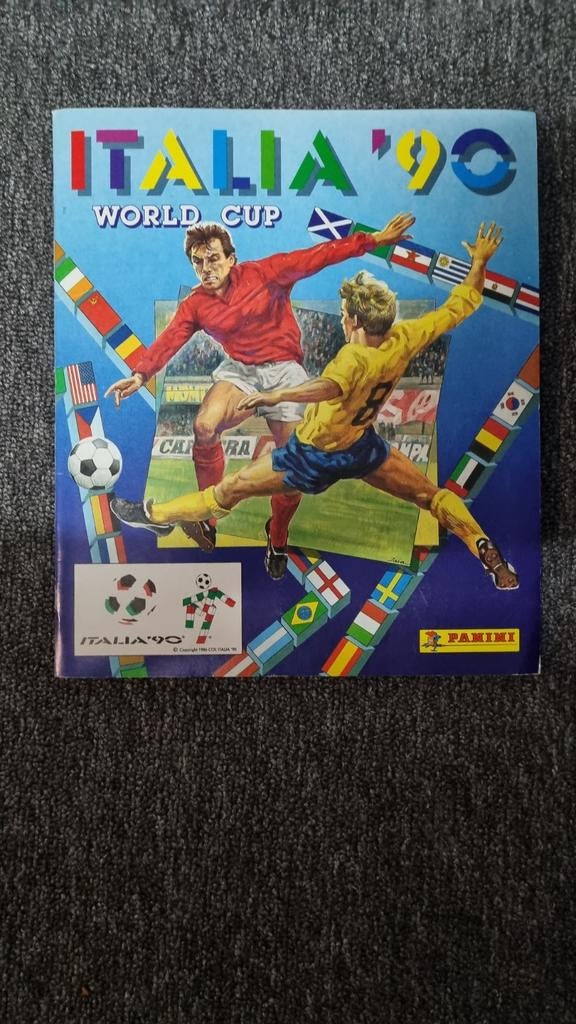 Panini Italia 90 world cup, Verzamelen, Ophalen of Verzenden, Zo goed als nieuw, Buitenlandse clubs, Poster, Plaatje of Sticker