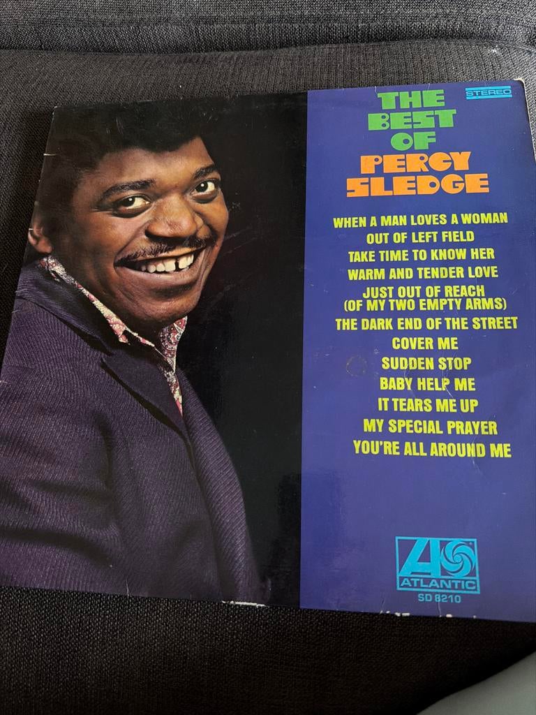 Percy Sledge - The Best Of Percy Sledge LP (Atlantic), Cd's en Dvd's, Vinyl | Pop, Ophalen of Verzenden, Gebruikt, 12 inch