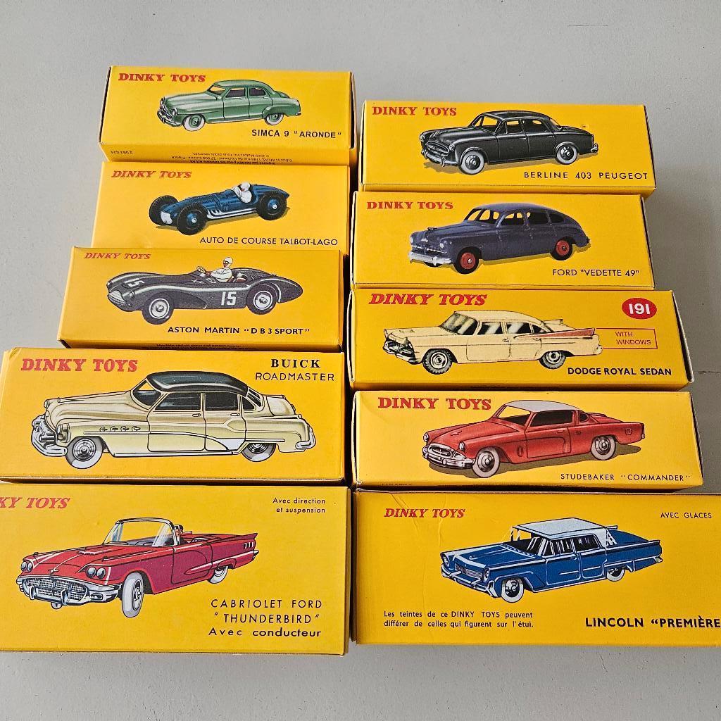 DINKY TOYS: 10 modellen incl. certificaat en beschrijving, Hobby en Vrije tijd, Modelauto's | 1:43, Ophalen of Verzenden, Zo goed als nieuw