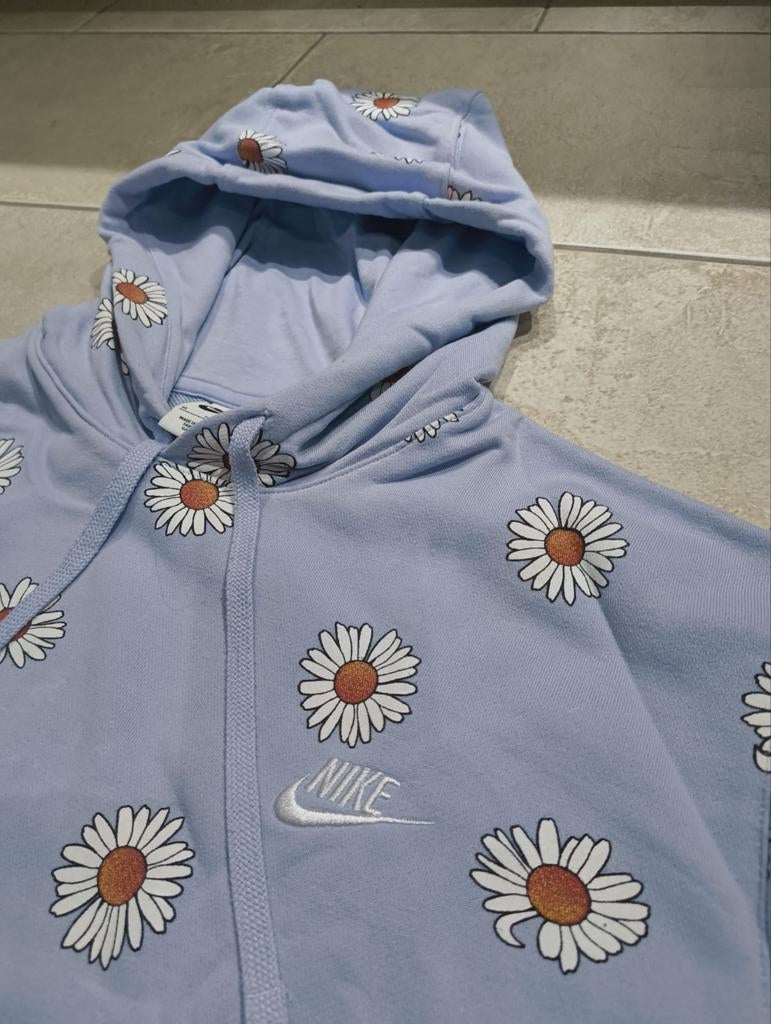 Nike Daisy Hoodie Lichtblauw Maat XL, Kleding | Dames, Blauw, Maat 46/48 (XL) of groter, Nike, Ophalen of Verzenden