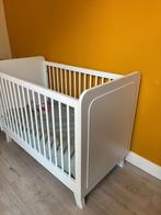Ledikant / babybed incl matras | Wit | 125x65 | Massief hout, Kinderen en Baby's, Babywiegjes en Ledikanten, Ophalen, Gebruikt