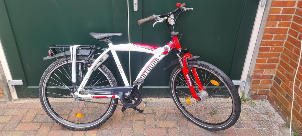 Batavus snake 26 inch rood wit, Versnellingen, Batavus, Zo goed als nieuw, Ophalen