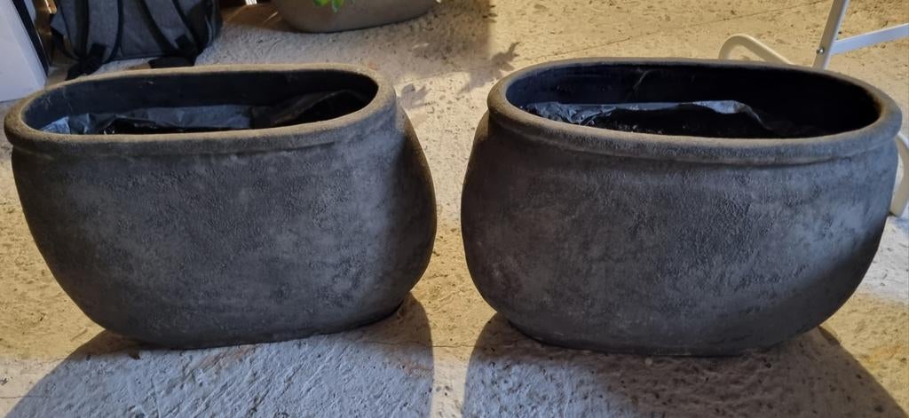 STILL Bloempotten antraciet grijs, Ophalen, Minder dan 100 cm