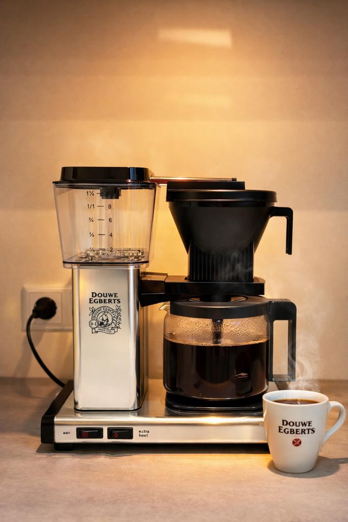 Technivorm Moccamaster ☕ Gereviseerd | zilver, Gebruikt, 10 kopjes of meer, Koffiemachine, Gemalen koffie