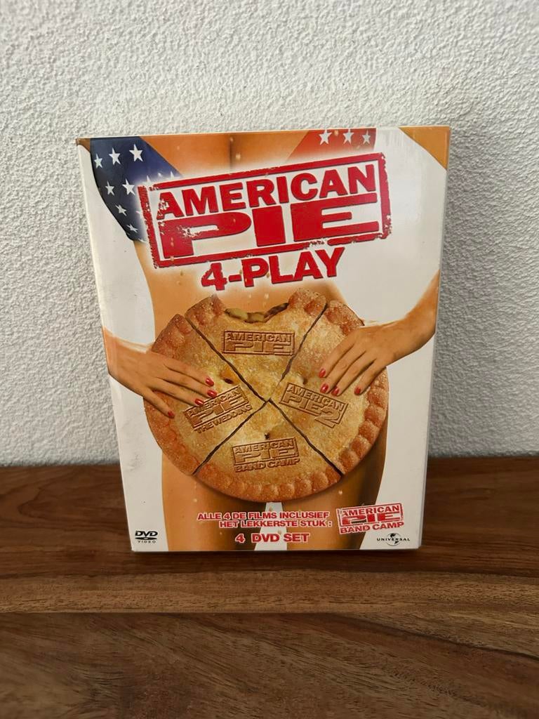 American Pie 4-Play DVD Boxset - 4 films, Ophalen of Verzenden, Zo goed als nieuw, Vanaf 12 jaar, Romantische komedie