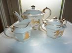 vintage japans theeservies met gouddruk, Antiek en Kunst, Antiek | Servies compleet, Ophalen of Verzenden