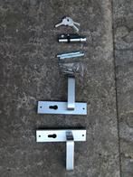 Nieuw Deurbeslag met Slot en Sleutels, Doe-het-zelf en Verbouw, Hang- en Sluitwerk, Ophalen, Nieuw, Slot