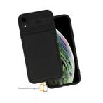 Apple Iphone XR siliconen hoesje Camera Protected - Zwart, Verzenden, Nieuw, IPhone XR, Frontje of Cover
