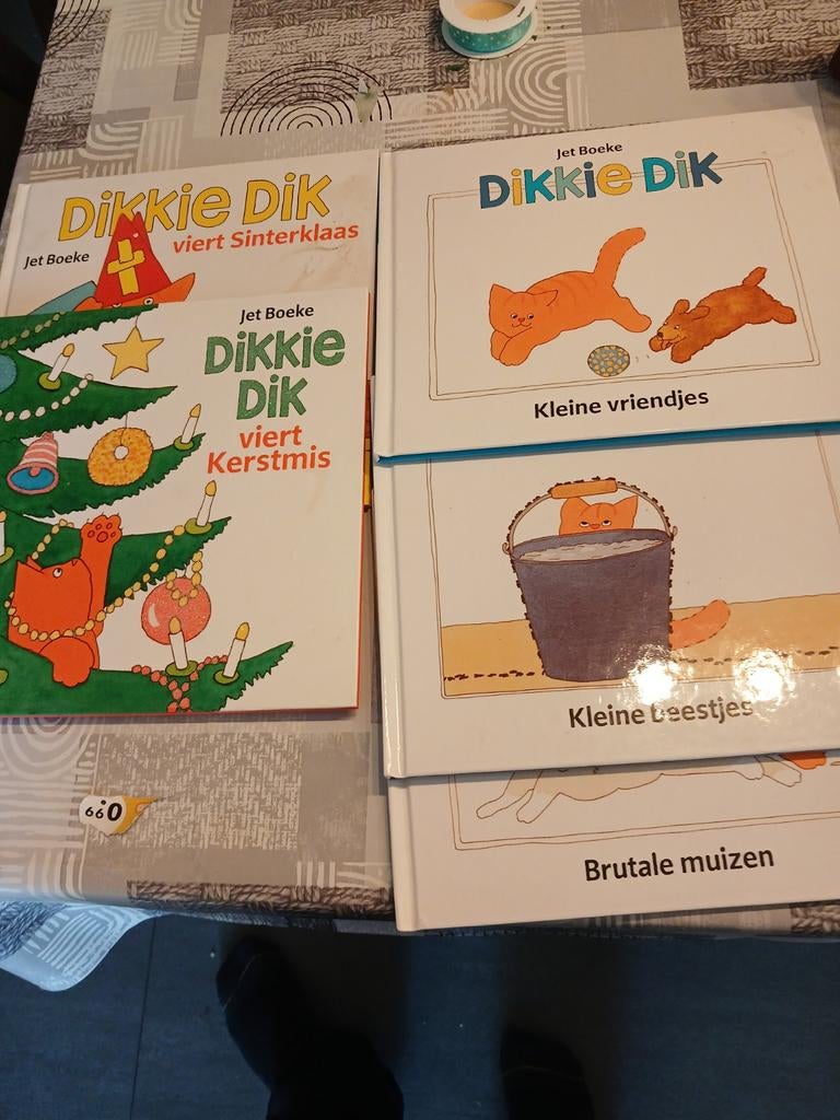 Dikkie Dik Boekenpakket - 5 Boeken van Jet Boeke, Ophalen of Verzenden, Gelezen, Jet Boeke, Fictie algemeen