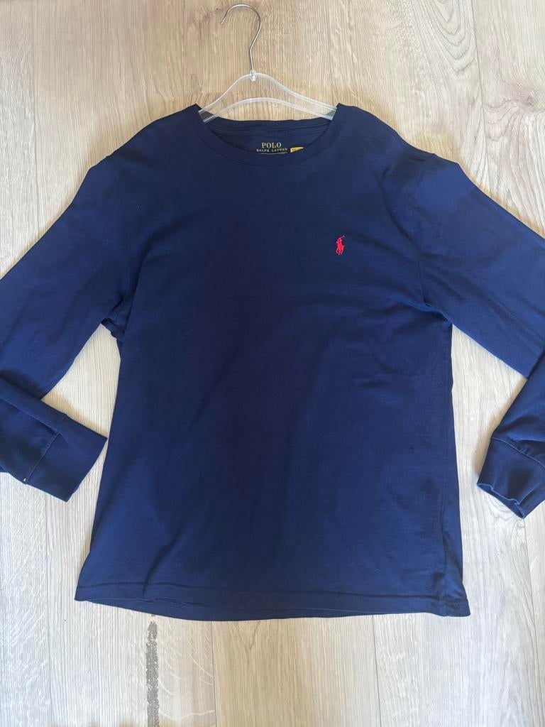 Polo Ralph Lauren Longsleeve Maat 164, Ophalen of Verzenden, Zo goed als nieuw, Jongen of Meisje, Shirt of Longsleeve