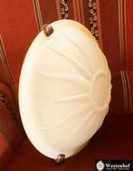 Vintage plafondlamp - plafonnière met de zon lamp kap, Huis en Inrichting, Lampen | Plafondlampen, Ophalen of Verzenden, Gebruikt