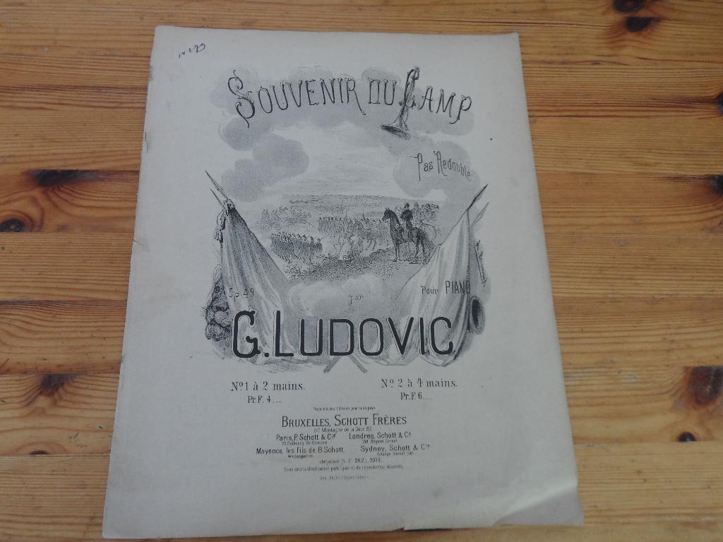 Ludovic - souvenir du camp, Gebruikt, Ophalen of Verzenden, Artiest of Componist, Piano