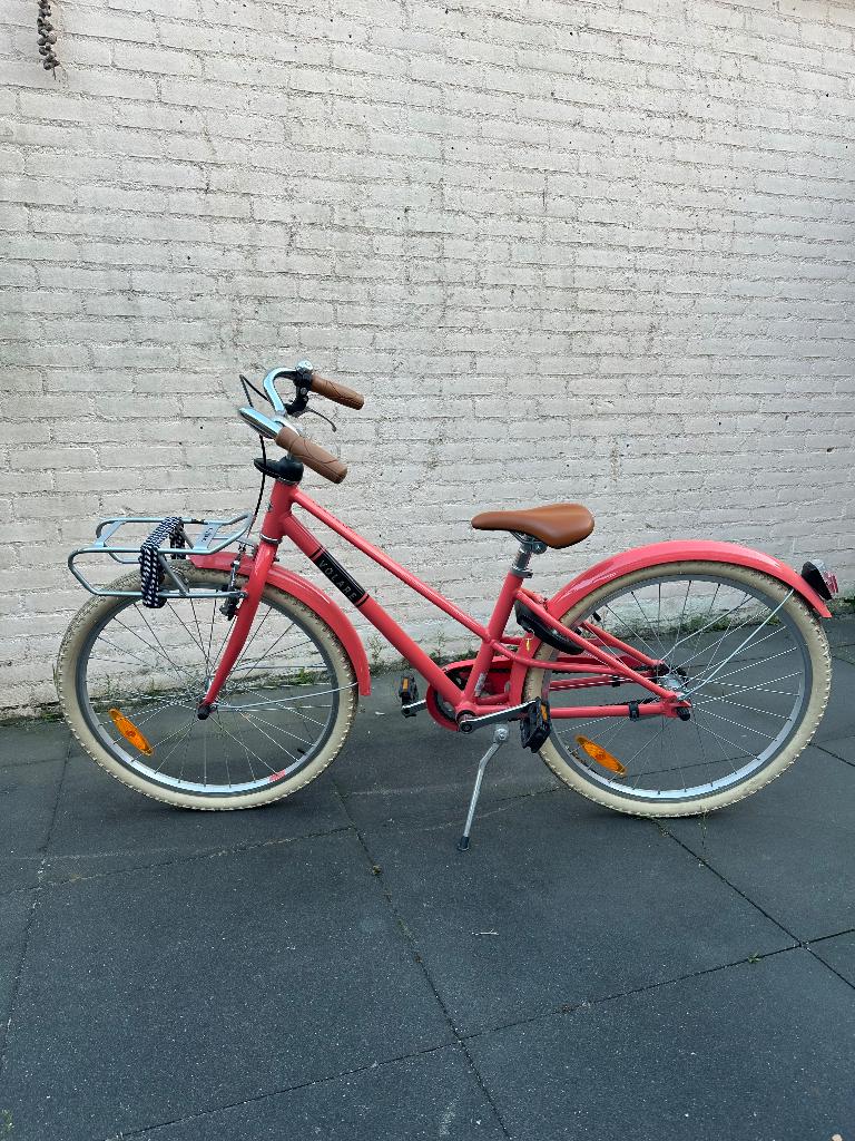 Volare Melody 24 inch meisjesfiets fiets Roze/Koraal, Ophalen, Terugtraprem, 24 inch, Volare