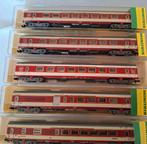 Spoor n minitrix SNCF grand comfort TEE 5 delige personenwag, Ophalen of Verzenden, Gelijkstroom, Wagon, Trix