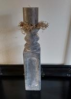 Kandelaar landelijke stijl, Ophalen of Verzenden, Zo goed als nieuw, Hout, 25 tot 50 cm