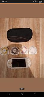 PSP met 4 spellen en lader, Gebruikt, 1 speler, Ophalen of Verzenden, Sport