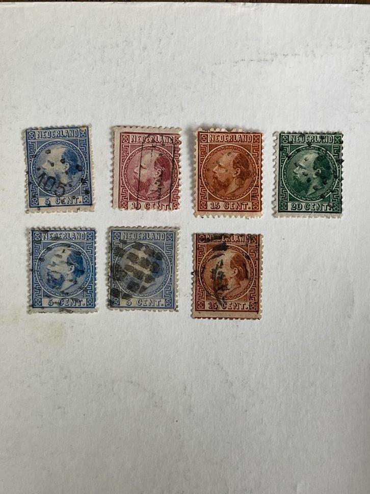 Nvph 7/10 Koningin Wilhelmina (1900-1920), Postzegels en Munten, Postzegels | Nederland, Gestempeld, T/m 1940, Ophalen of Verzenden