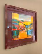 Ton Schulten zeefdrukken - ingelijst - zeldzaam werk!, Ophalen