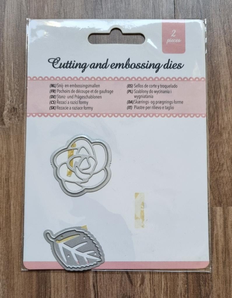 Cutting en Embossing Dies - Bloem en Blaadje, Verzenden, Nieuw, Natuur, Overige typen