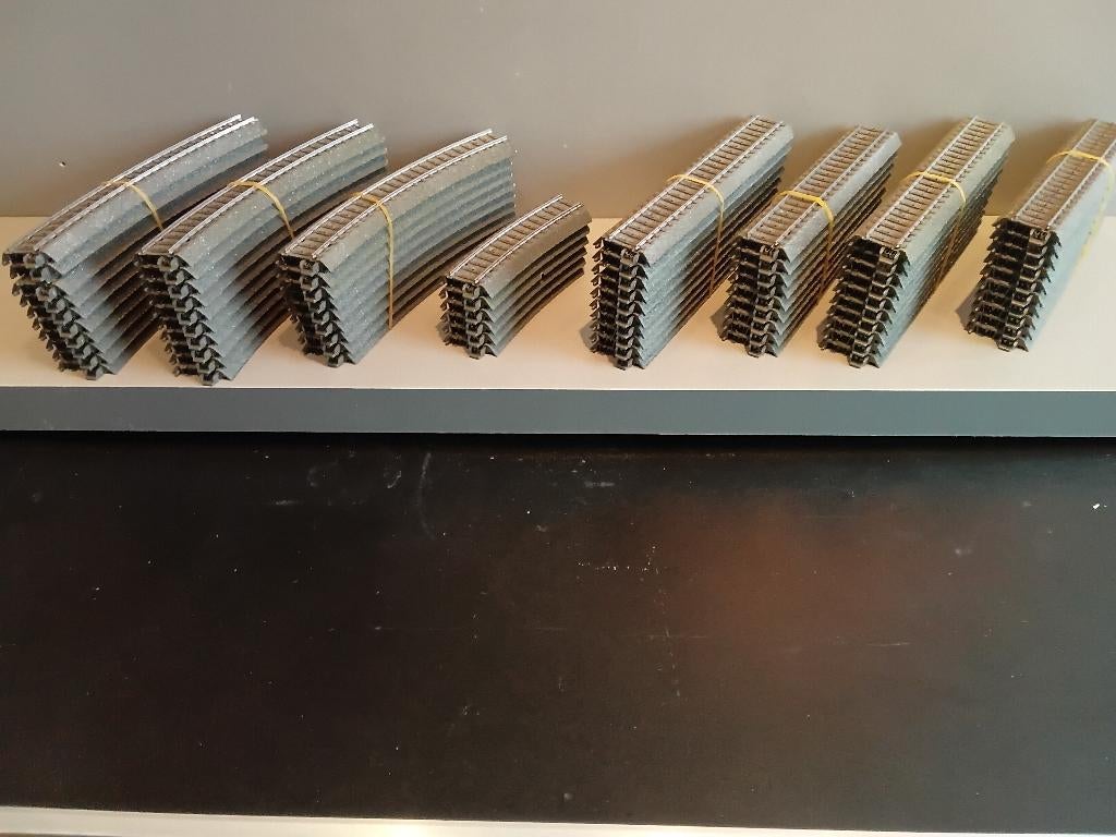 Marklin C-rails 74 delig in mooie staat verkerend, Wisselstroom, Rails, Ophalen of Verzenden, Zo goed als nieuw