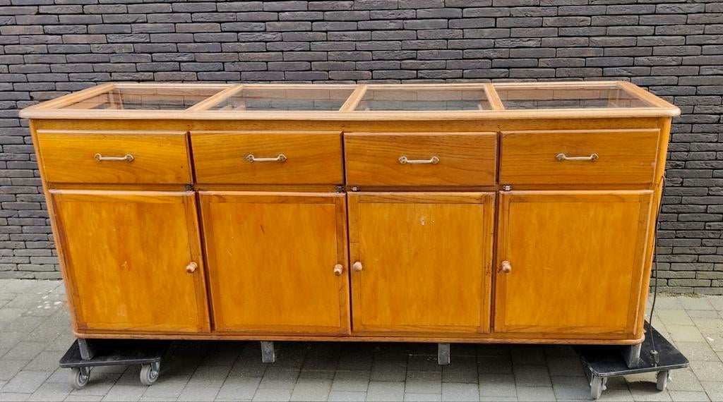 Vintage Toonbank – Stoer, Praktisch en Vol Karakter, Ophalen, 25 tot 50 cm, Minder dan 100 cm
