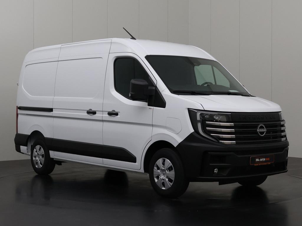 Renault Master L2H2 Limited 87 kWh | 400Km WLTP | 5 jaar gar, Auto's, Bestelauto's, Stof, Zwart, 143 pk, 2000 kg