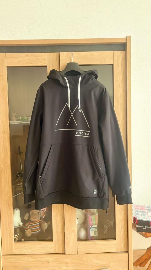 Protest soft shell jas zwart maat L, Maat 52/54 (L), Zwart, Protest, Ophalen of Verzenden