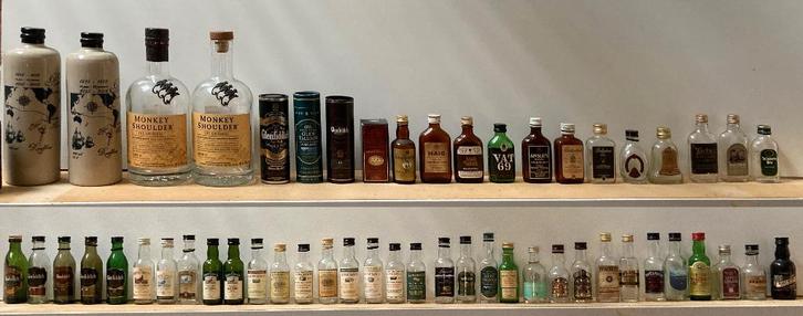50 lege Vintage mini Whisky flesjes voor de verzamelaar., Verzamelen, Glas en Borrelglaasjes, Gebruikt, Overige typen, Ophalen of Verzenden