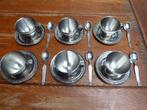 6 dubbelwandige inox espressokopjes, Ophalen of Verzenden