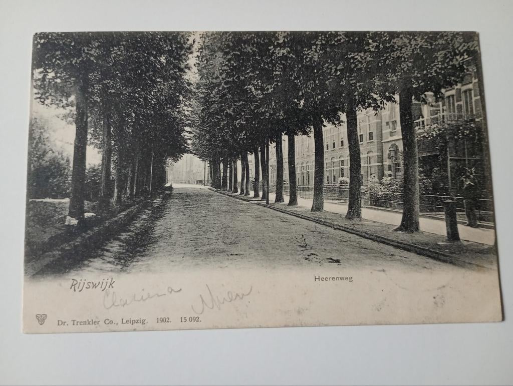 Rijswijk Heerenweg 1904, Ophalen of Verzenden, Voor 1920, Gelopen, Zuid-Holland