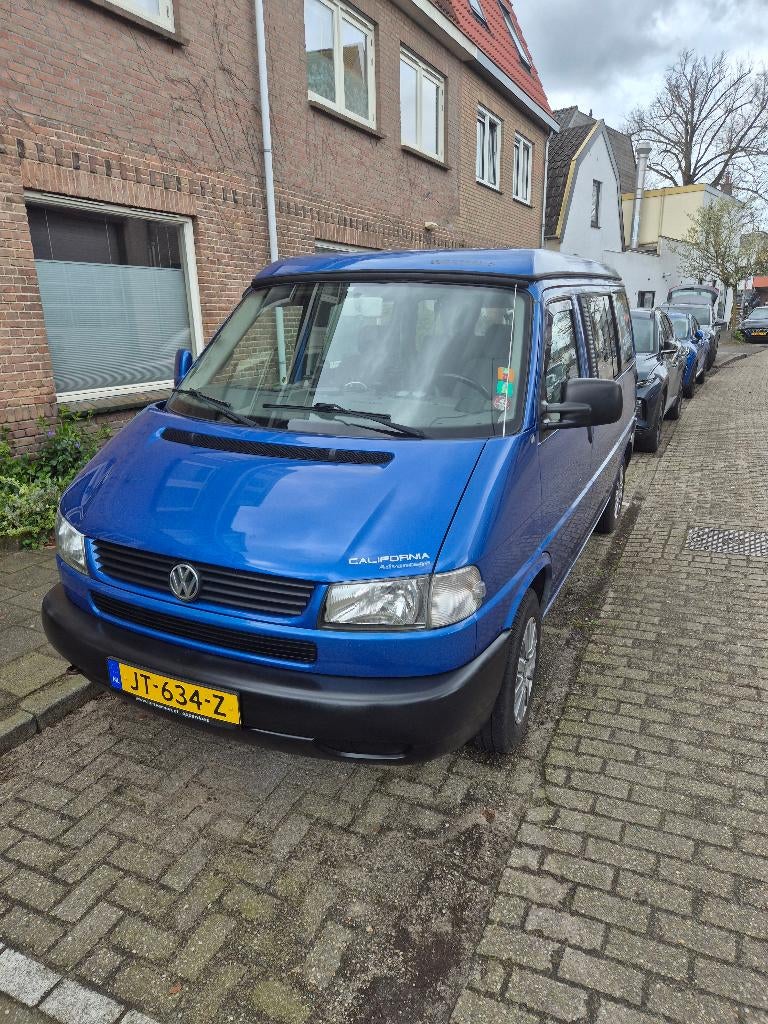 Volkswagen California Westfalia T4 Camper Airco 2.5 TDI, Caravans en Kamperen, Campers, Airbags, Chemisch toilet, Buscamper of Camperbus