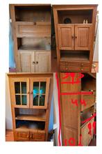 BIEDEN: set 3 eiken kasten in ENKHUIZEN, ook apart., Ophalen, Zo goed als nieuw, Minder dan 150 cm, Minder dan 100 cm