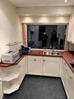 Complete U-keuken met graniet werkblad & Siemens studioLine, Huis en Inrichting, Ophalen, Gebruikt, U-keuken, Graniet of Steen