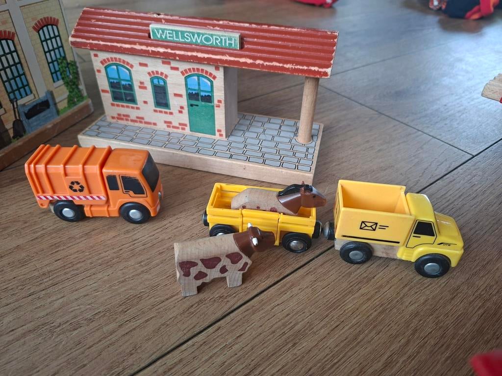 Brio houten treinrails, Ophalen of Verzenden, Gebruikt