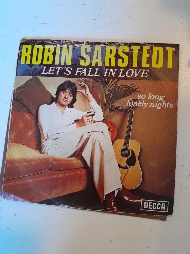 Robin sarstedt 7inch let,s fall in love, Ophalen of Verzenden, Zo goed als nieuw, Pop