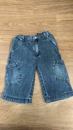 Spijkerbroekje maat 74, Kinderen en Baby's, Babykleding | Maat 74, Ophalen of Verzenden, Gebruikt, Jongetje, Broekje