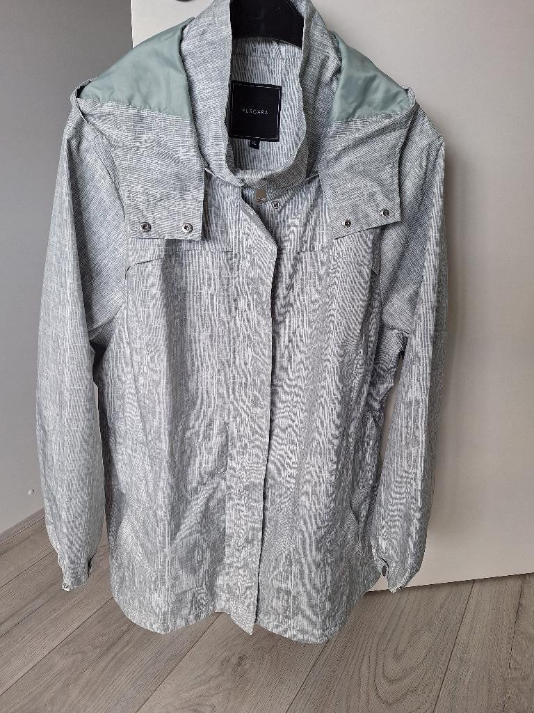 Zomerjas maat XL van Pescara groen met wit, Kleding | Dames, Jassen | Zomer, Maat 46/48 (XL) of groter, Pescara, Ophalen of Verzenden