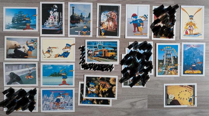 Railrunner kaarten en stickers, Verzamelen, Ansichtkaarten | Themakaarten, Ongelopen, 1980 tot heden, Overige thema's, Ophalen of Verzenden