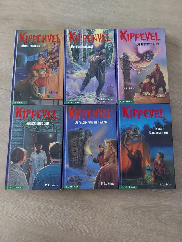 6 Kippenvel boeken (voor 10 jarige), Boeken, Ophalen, Gelezen, R.L. Stine
