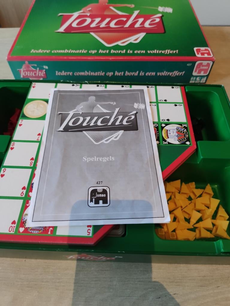Touche bordspel van Jumbo - Compleet en in goede staat, Hobby en Vrije tijd, Gezelschapsspellen | Bordspellen, Jumbo B.V., Ophalen of Verzenden